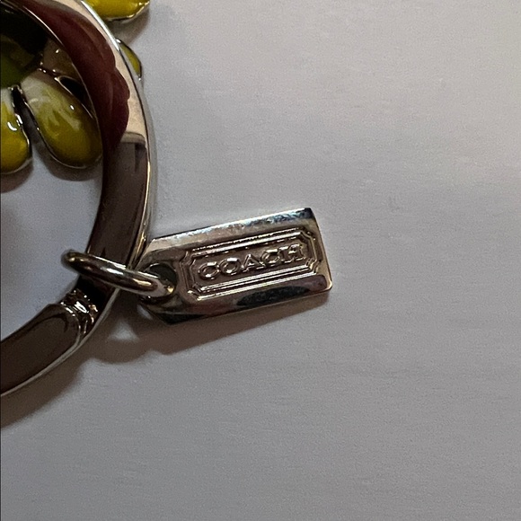 Coach flower keychain. - Picture 2 of 2